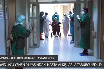 91 YAŞINDA KORONAYI PARKHAYAT'TA YENDİ